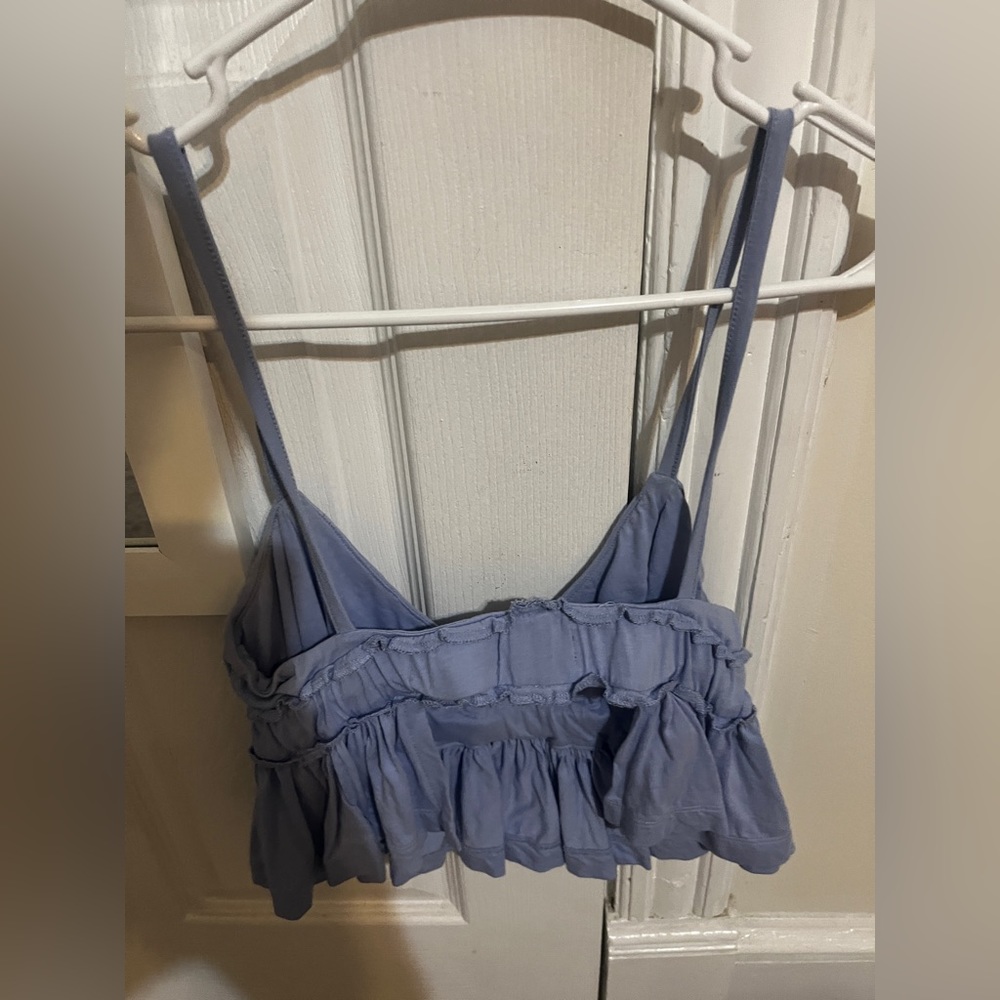 Urban Outfitters blue crop top